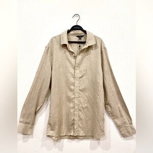 John Varvatos - Men’s Long Sleeve Casual Button Down Shirt